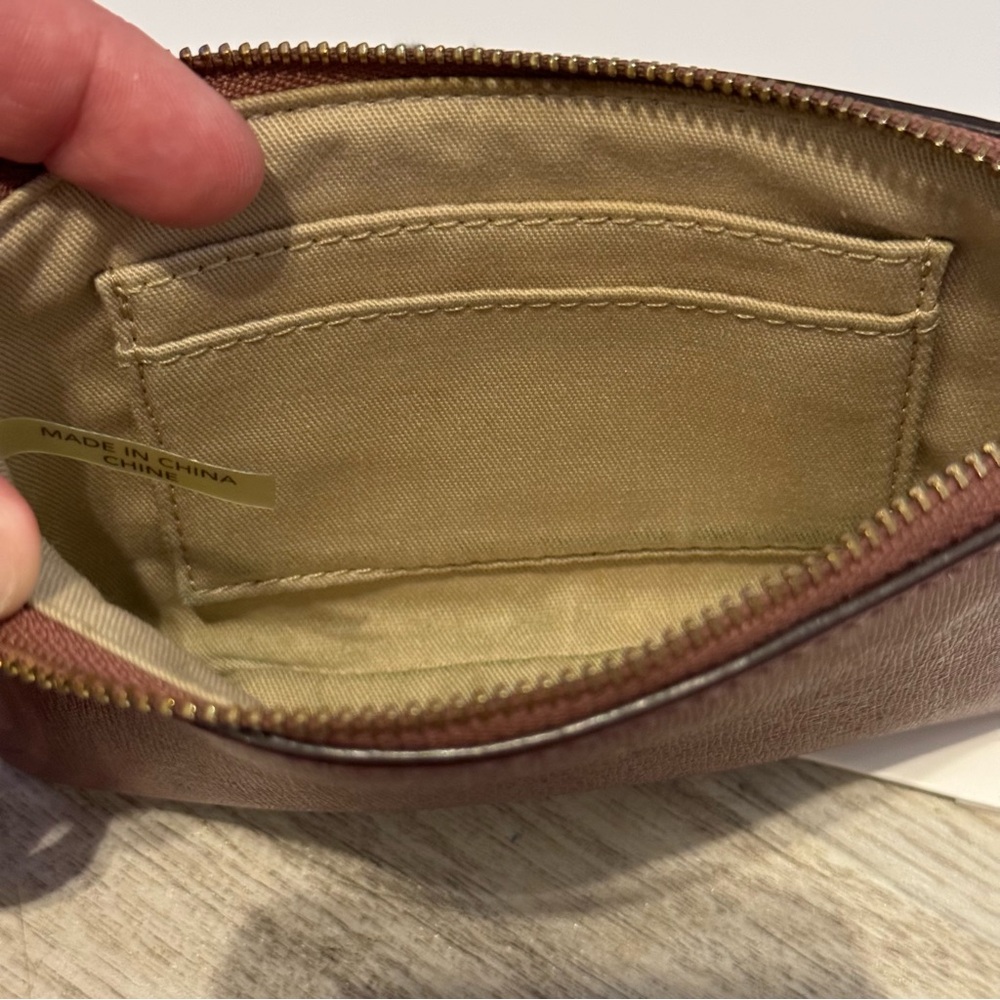 COACH - Mauve / Pink Small Wristlet / Wallet - Picture 11 of 12
